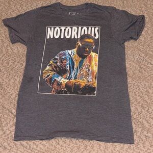Notorious Graphic Tee - Charcoal Men’s T-Shirt